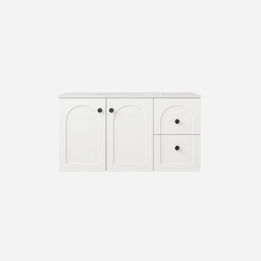 Chester Federation wall hung PVC Cabinet Matte White