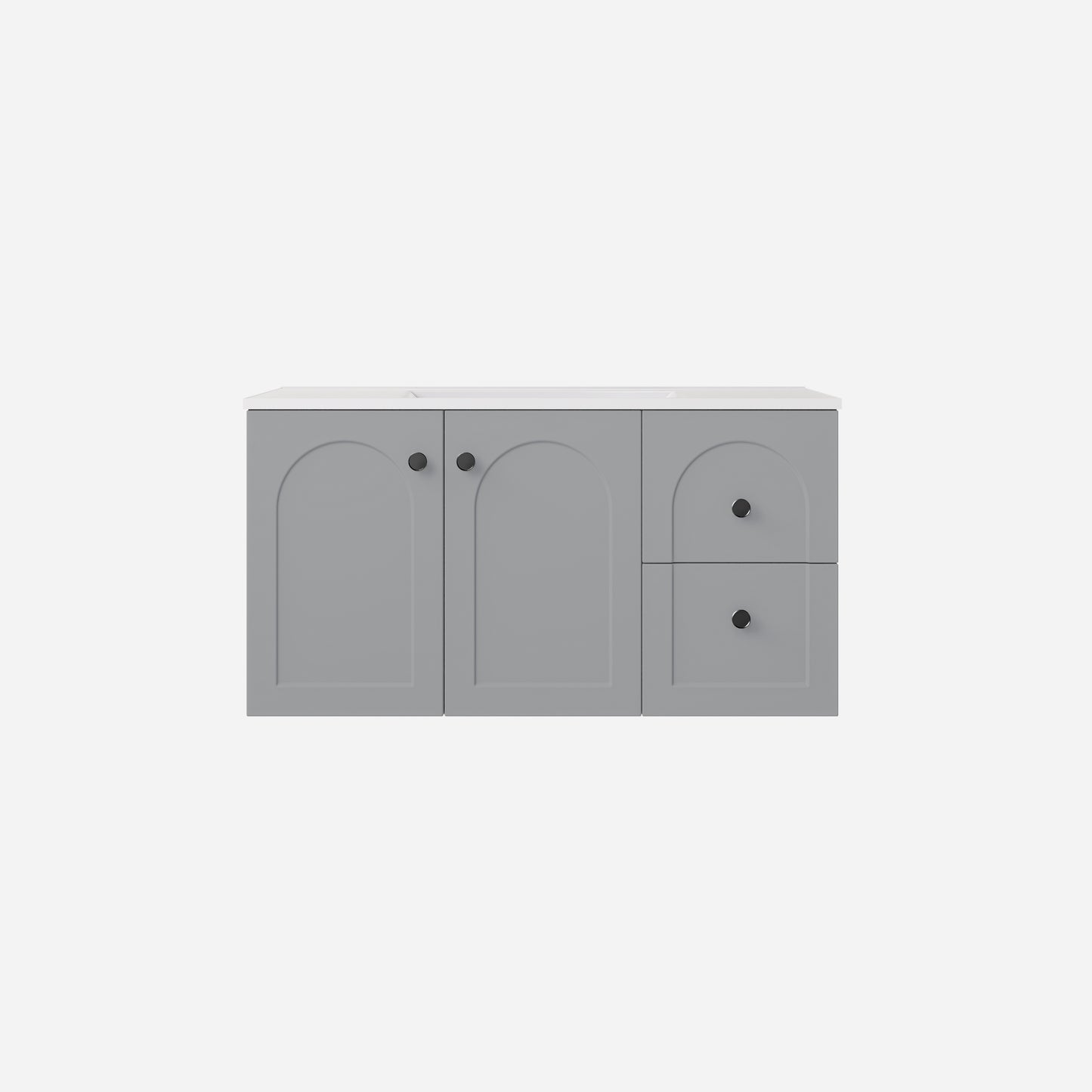 Chester Federation wall hung PVC Cabinet Grey