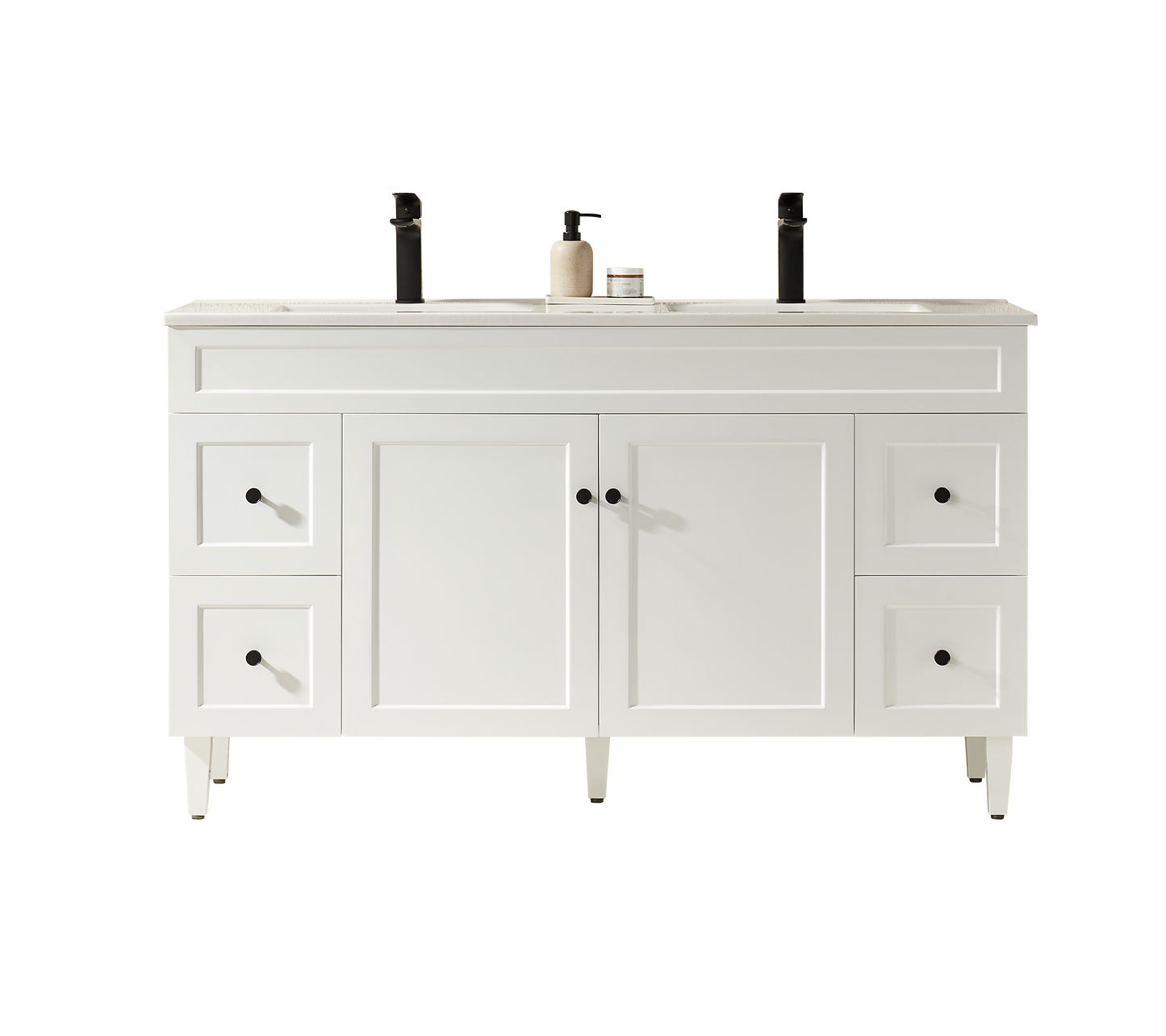 Harold Federation Free Standing Cabinet Matte White