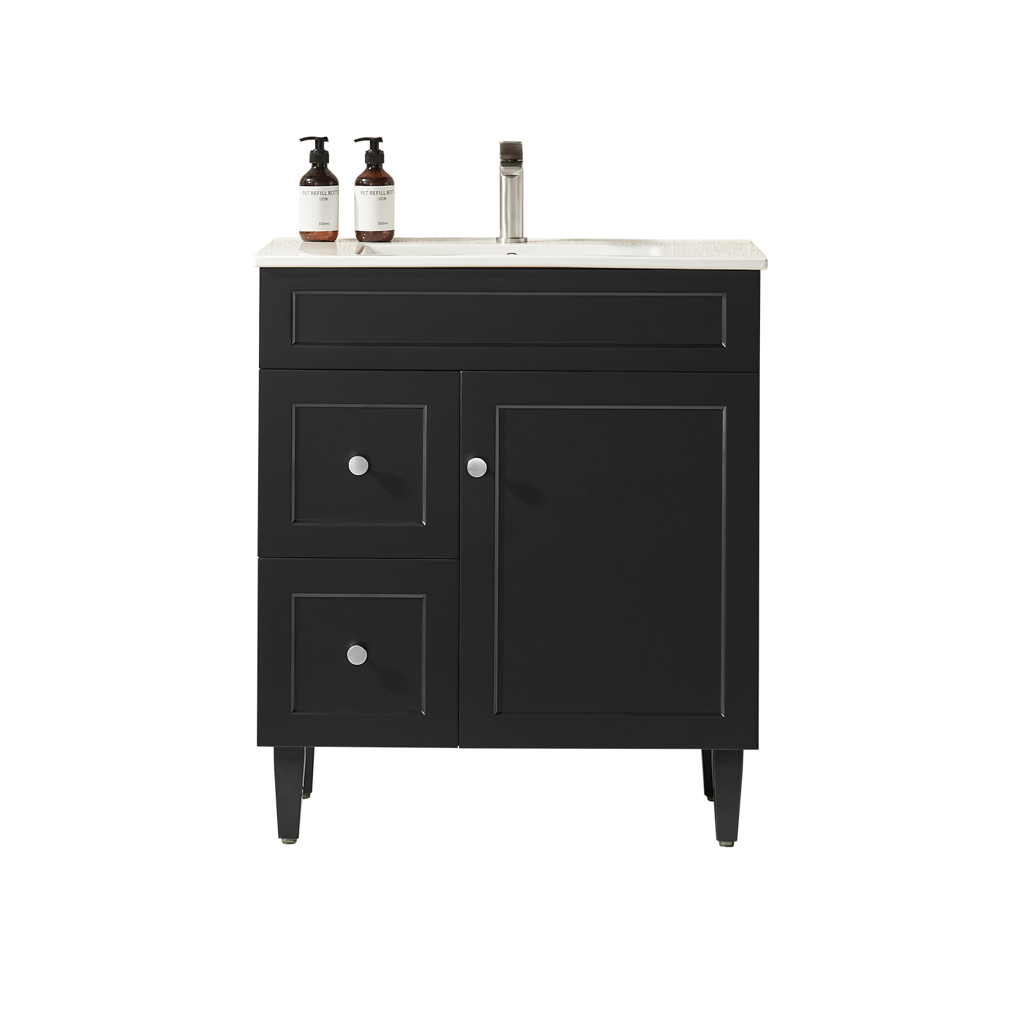 Harold Federation Free Standing Cabinet Matte Black