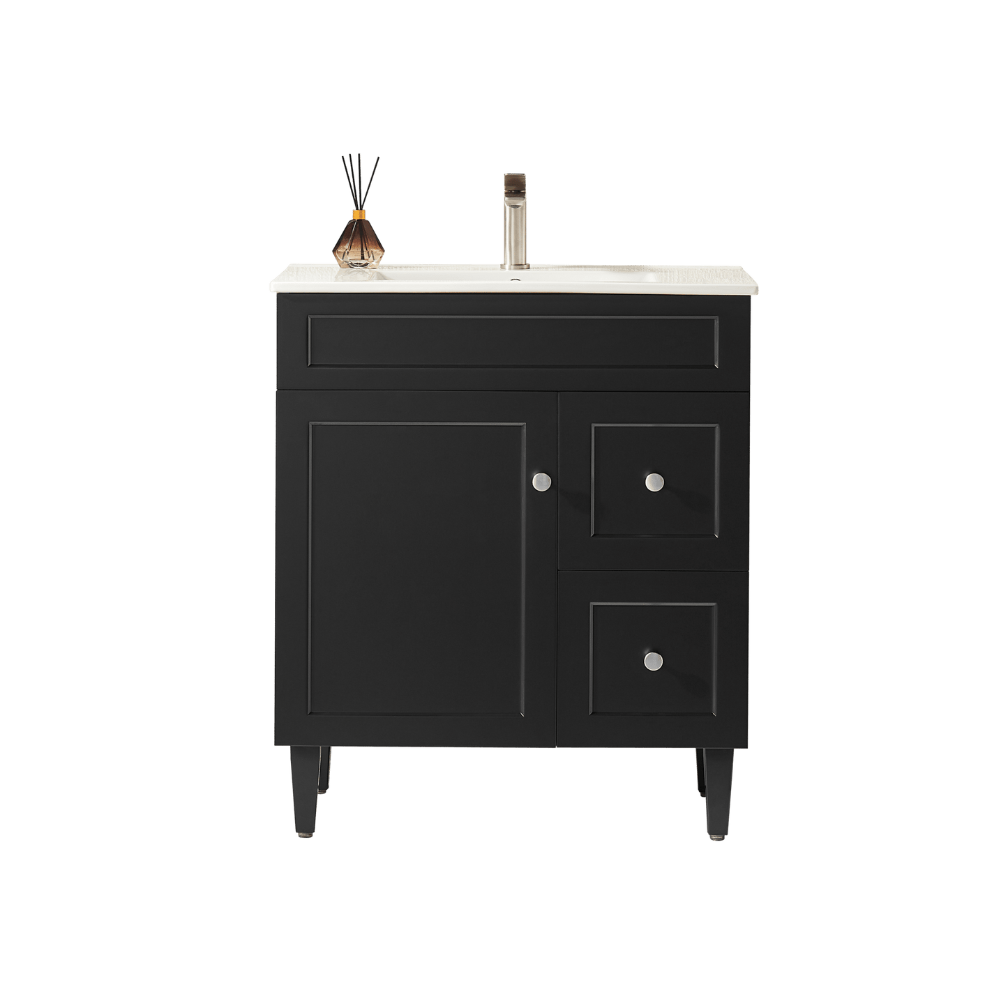 Harold Federation Free Standing Cabinet Matte Black