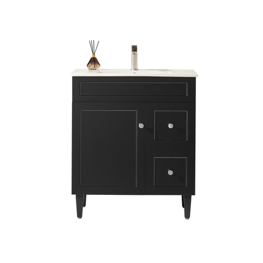 Harold Federation Free Standing Cabinet Matte Black