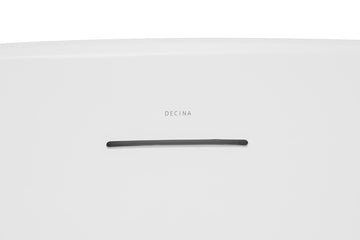 Florencia 1400 Freestanding Bath with Integrated Overflow — White Baths, Acrylic Baths, Oval Baths