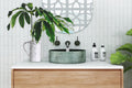 Florencia Counter Top Basin Scratch Silver/Matte White