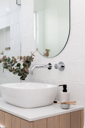 Round Wall Mixer Pinless Handle Trim Kit (in-Wall Body Not Included)