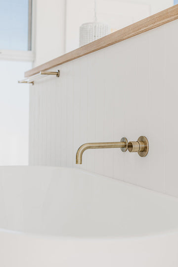 Round Wall Mixer Pinless Handle Trim Kit (in-Wall Body Not Included)