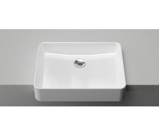 Timberline Fergus Semi Recessed Basin White Gloss