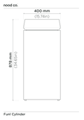 Cylinder - Funl Basin (Teal)