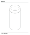 Cylinder - Funl Basin (Teal)