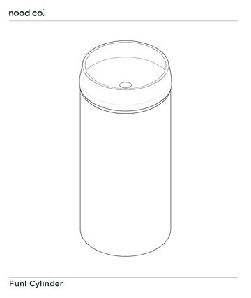 Cylinder - Funl Basin (Teal)