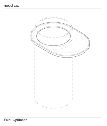 Cylinder - Funl Basin (Teal)