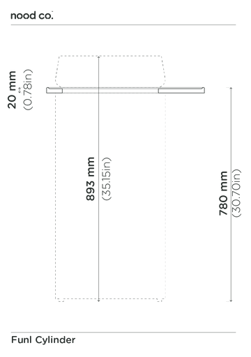 Cylinder - Funl Basin (Teal)