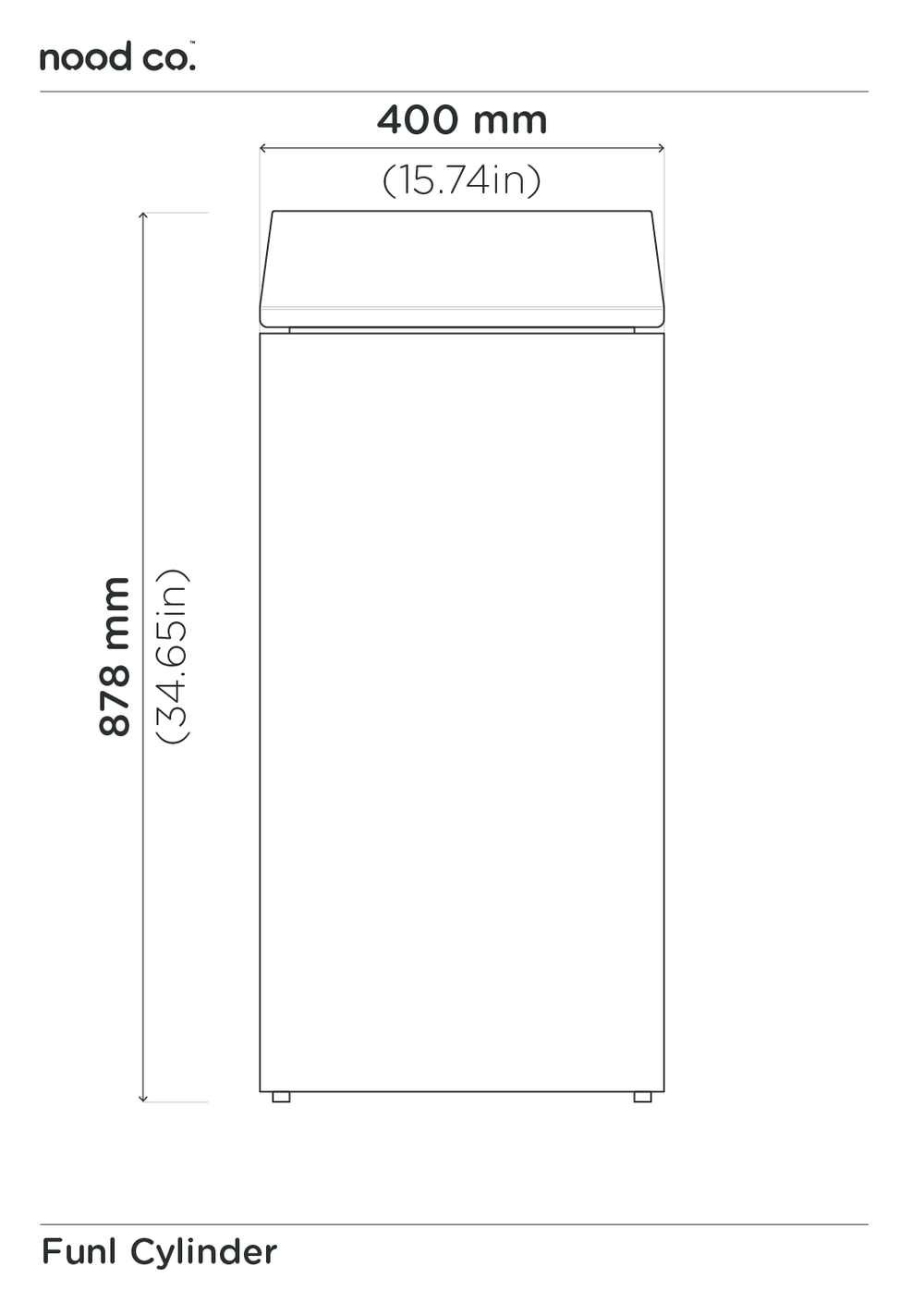 Cylinder - Funl Basin (Wheat)