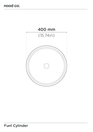 Cylinder - Funl Basin (Slate)