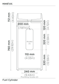 Cylinder - Funl Basin (Lilly Pilly)