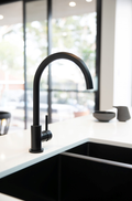 ROUND GOOSENECK KITCHEN MIXER TAP