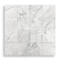 Gerroa Carrara Marble Honed Natural Stone Square Tile