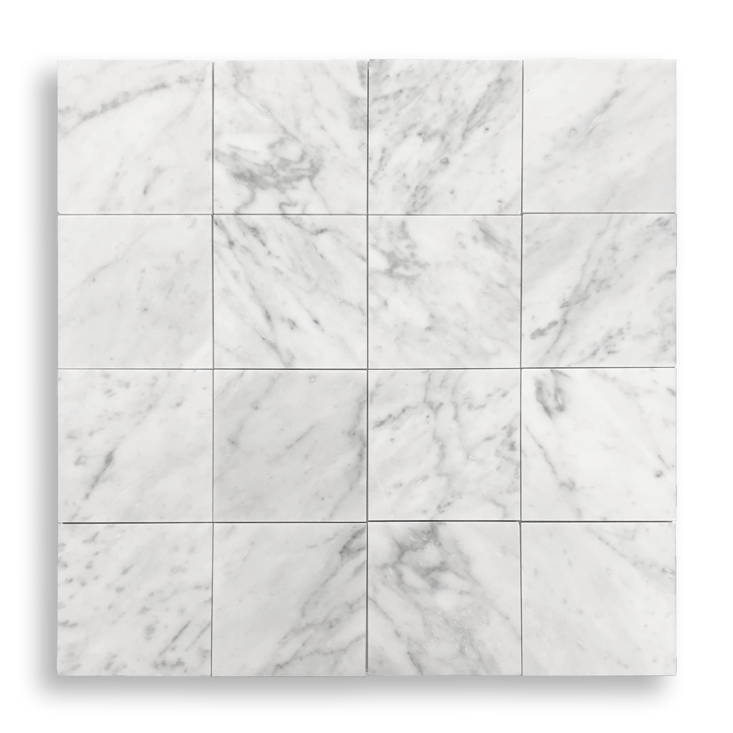 Gerroa Carrara Marble Honed Natural Stone Square Tile