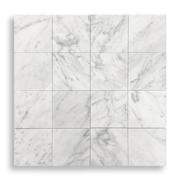 Gerroa Carrara Marble Honed Natural Stone Square Tile