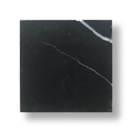 Gerroa Nero Marquina Marble Honed Natural Stone Square Tile