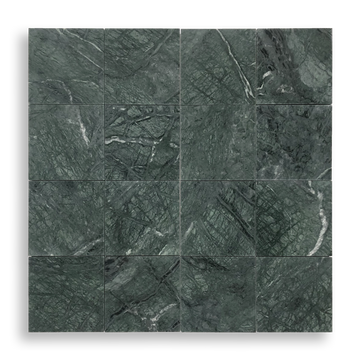 Gerroa Taj Green Honed Natural Stone Square Tile