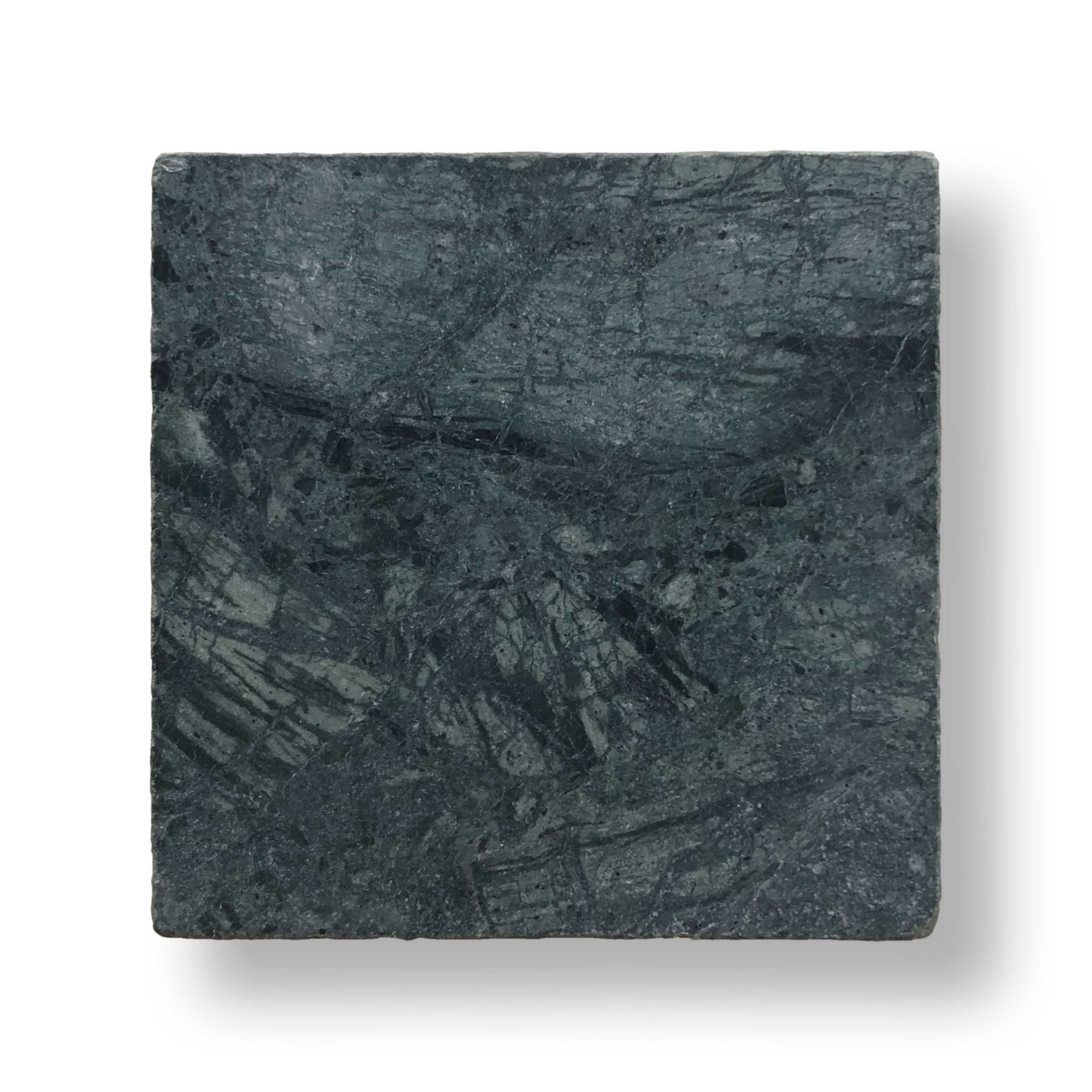 Gerroa Taj Green Tumbled Natural Stone Square Tile