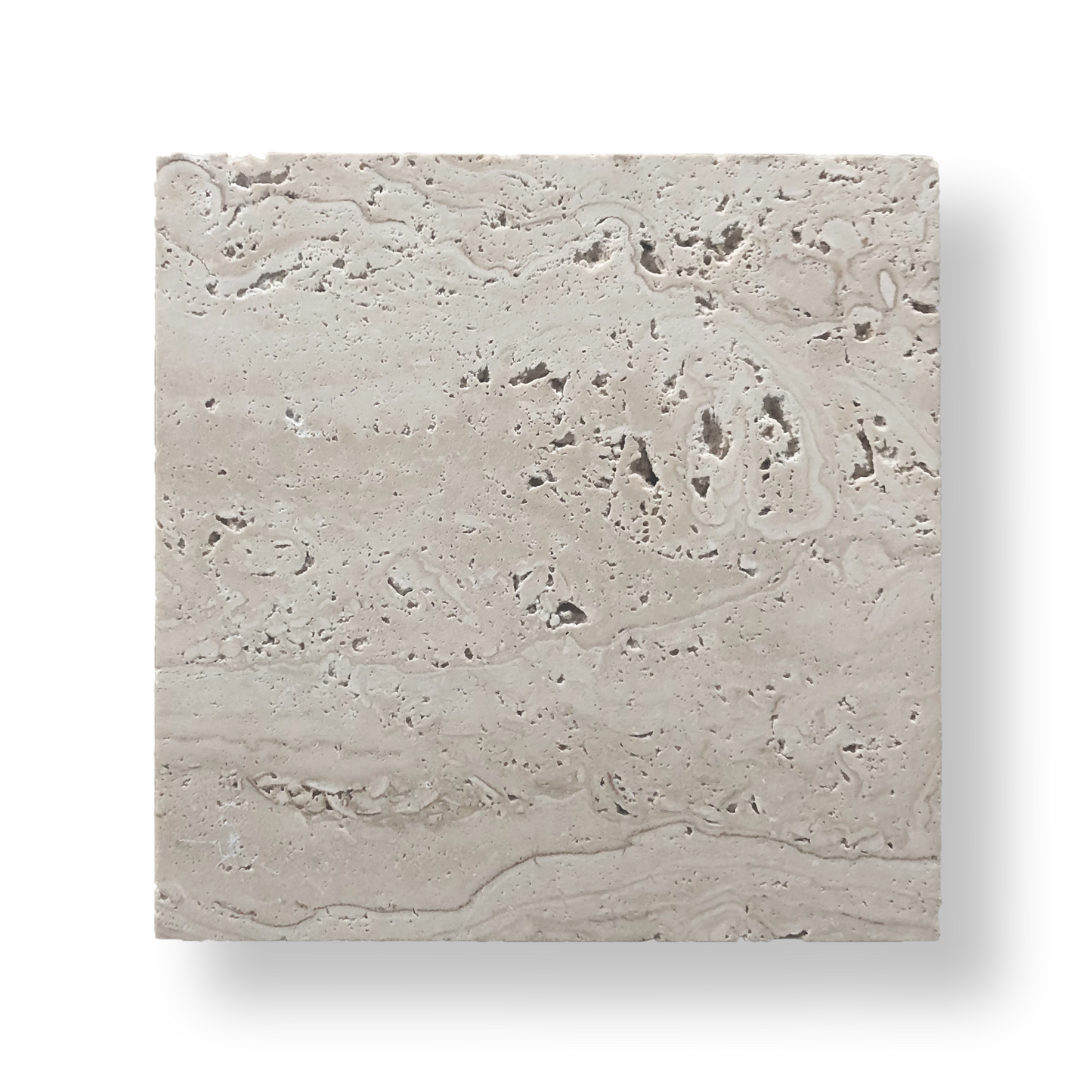 Gerroa Travertine Classic Tumbled Natural Stone Square Tile