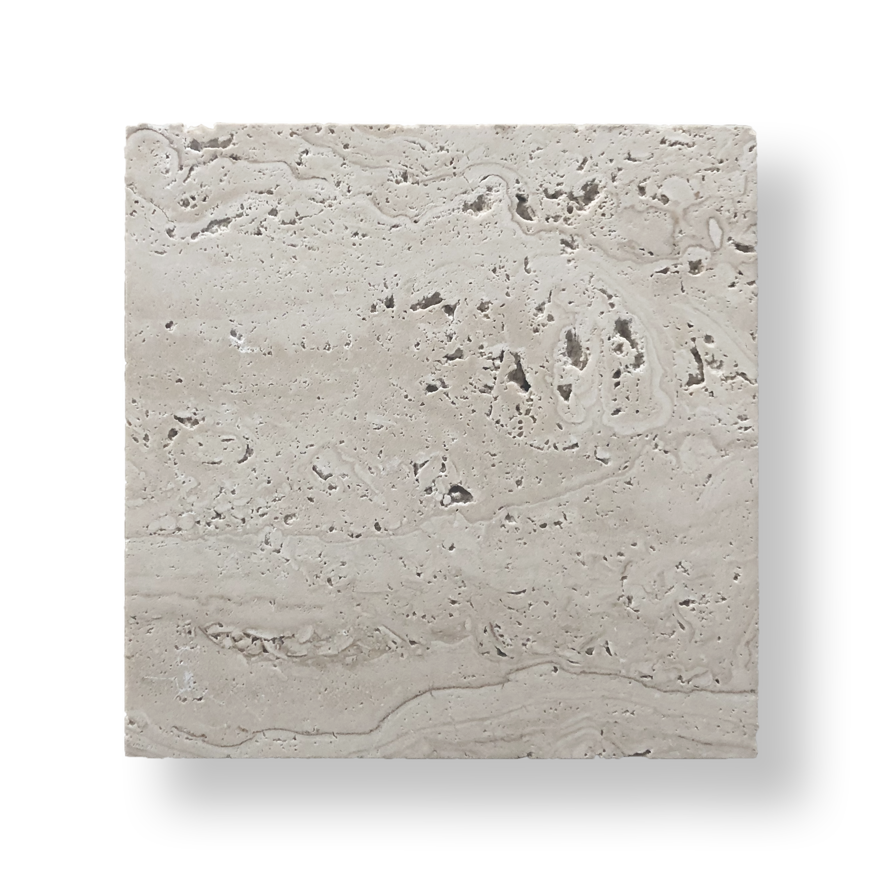 Gerroa Travertine Classic Tumbled Natural Stone Square Tile