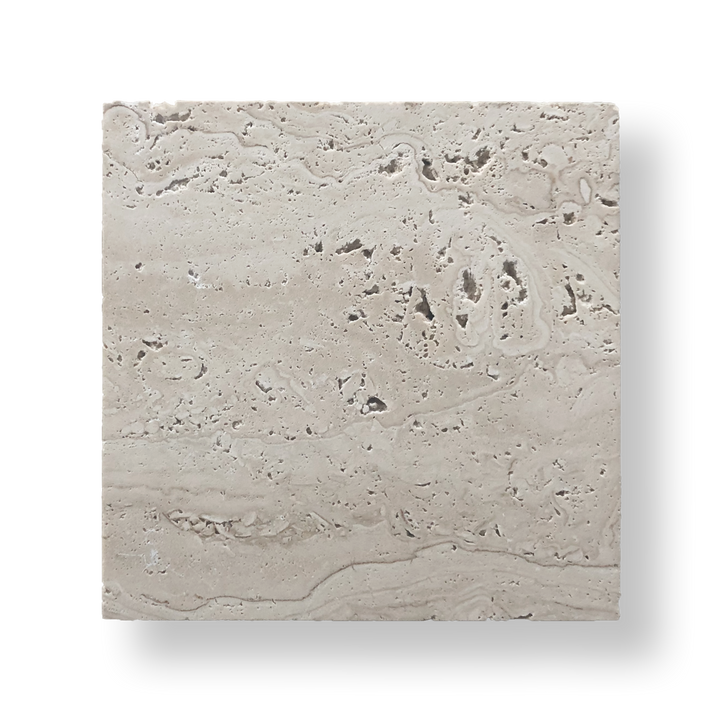 Gerroa Travertine Classic Tumbled Natural Stone Square Tile