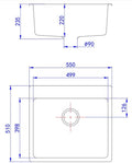 Laufey Granite Laundry/Bar Sink LK-GSLS