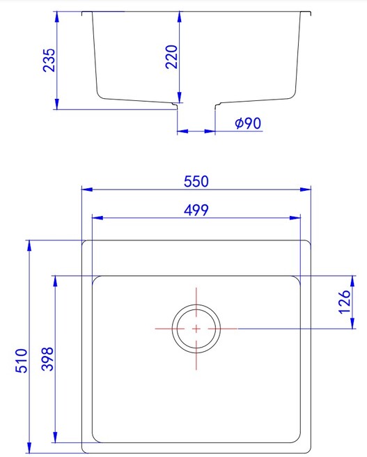 Laufey Granite Laundry/Bar Sink LK-GSLS