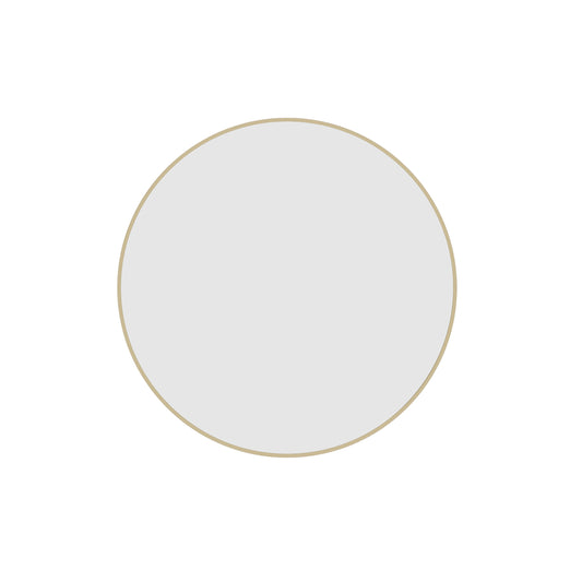 GR6060G Round Gold Framed Mirror