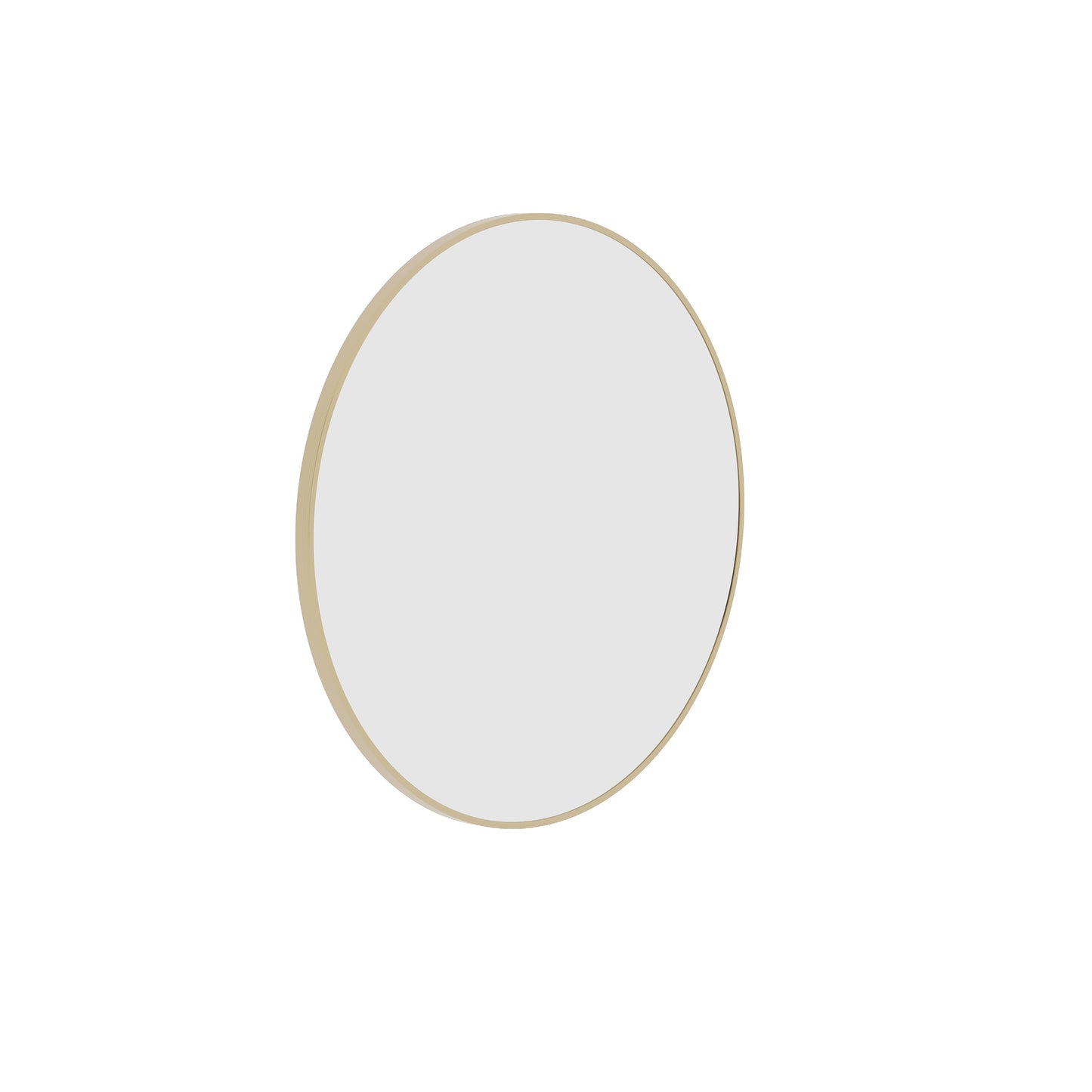GR6060G Round Gold Framed Mirror