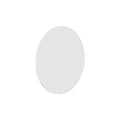 GR6060W Round White Framed Mirror