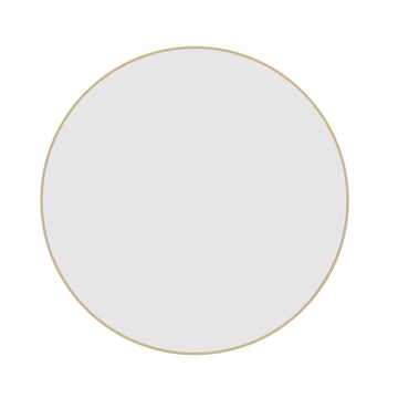 GR9090GD Round Gold Framed Mirror Including Demister