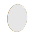 GR9090G Round Gold Framed Mirror
