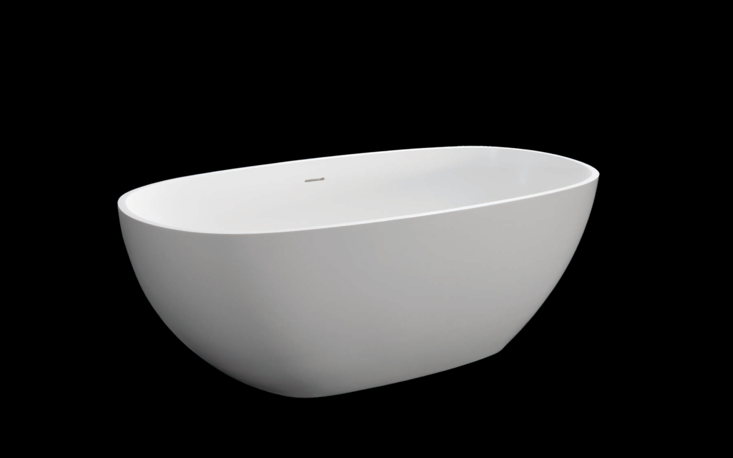 Georgia VX20 1650 Freestanding Stone Bath with Overflow