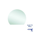 HD9075GT D-Shaped Polished Edge Mirror