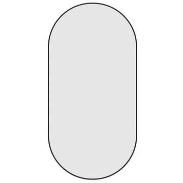 HP5010B Pill Black Framed Mirror