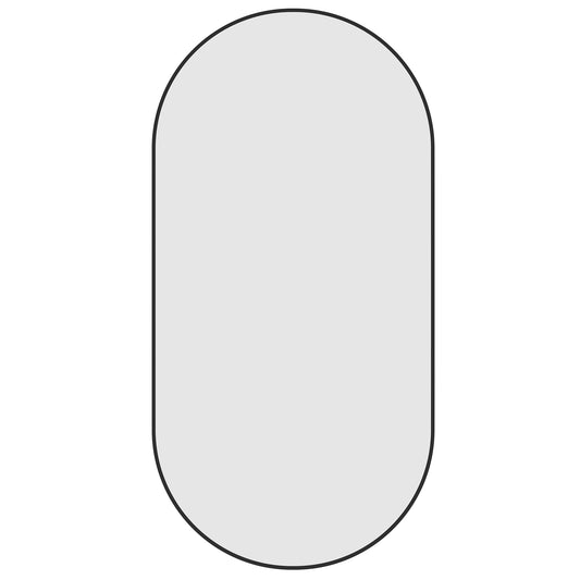 HP5010B Pill Black Framed Mirror