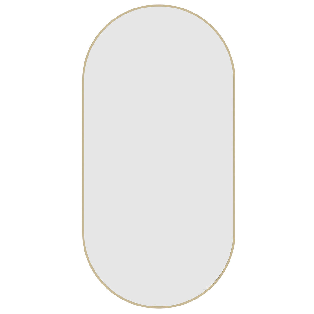 HP5010G Pill Gold Framed Mirror