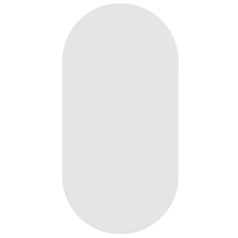 HP5010W Pill White Framed Mirror
