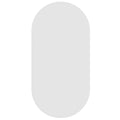 HP5010W Pill White Framed Mirror