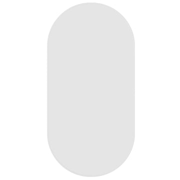 HP5010W Pill White Framed Mirror