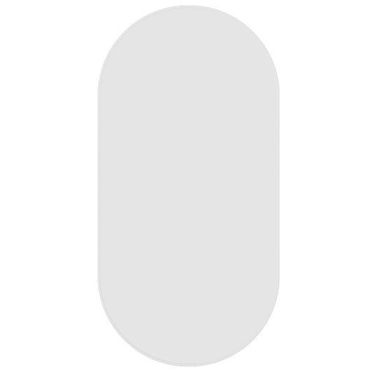 HP5010W Pill White Framed Mirror