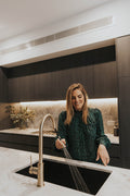 ROUND PICCOLA PULL OUT KITCHEN MIXER TAP