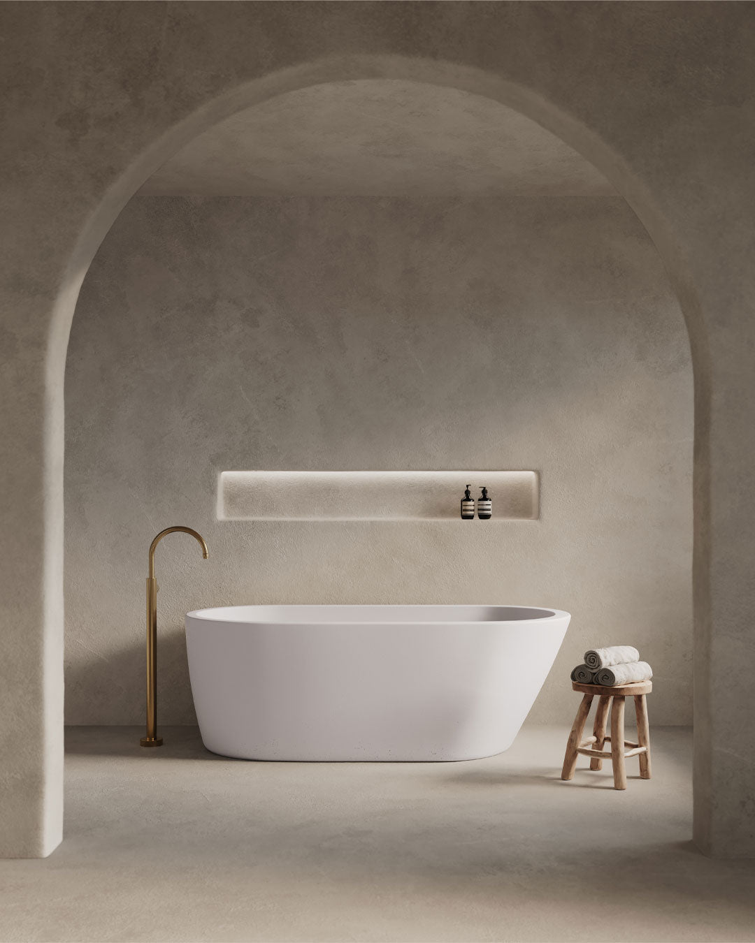 Juno Freestanding Bathtub (Ivory)