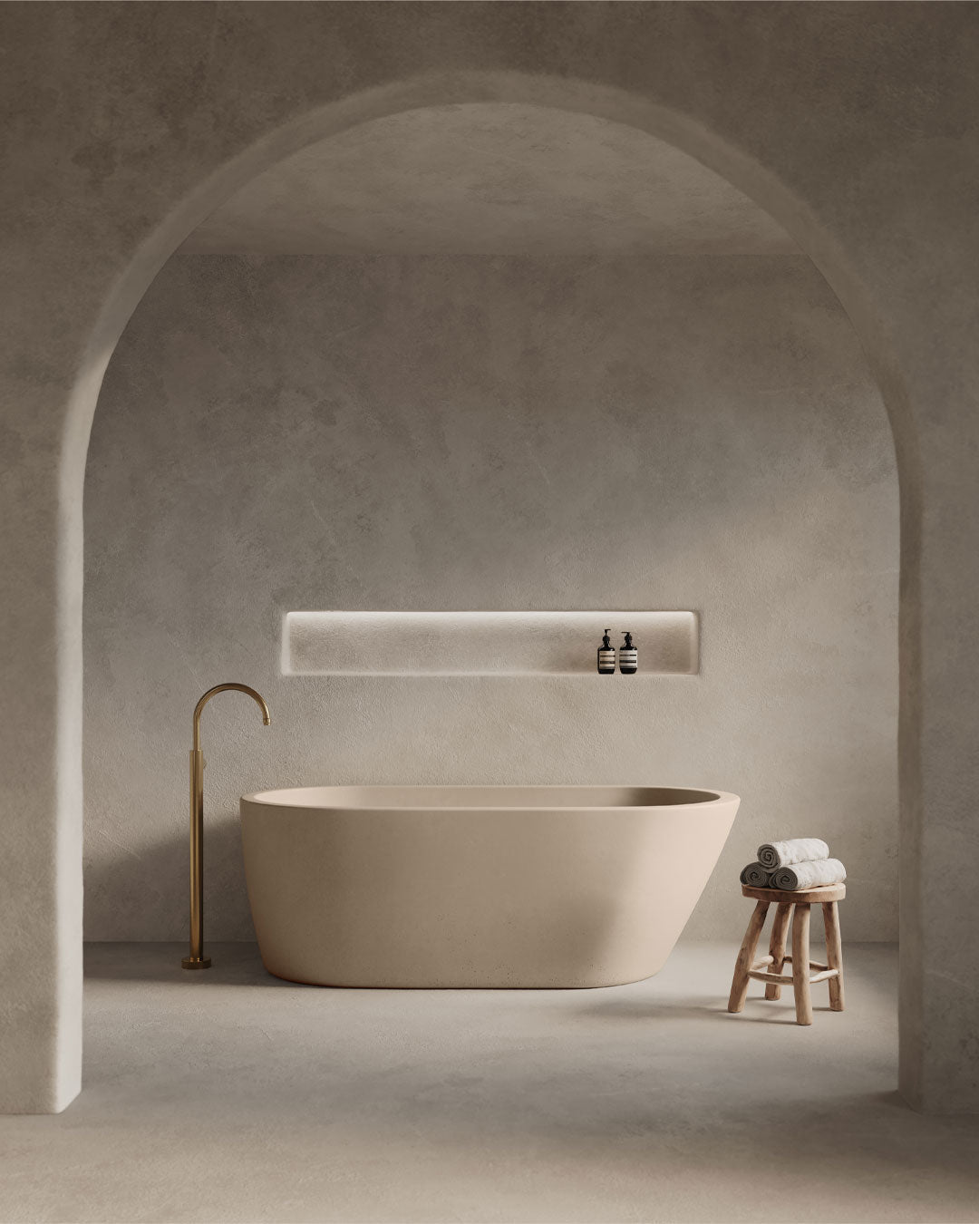 Juno Freestanding Bathtub (Mushroom)