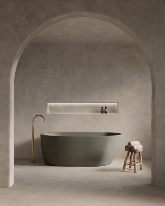 Juno Freestanding Bathtub (Olive)