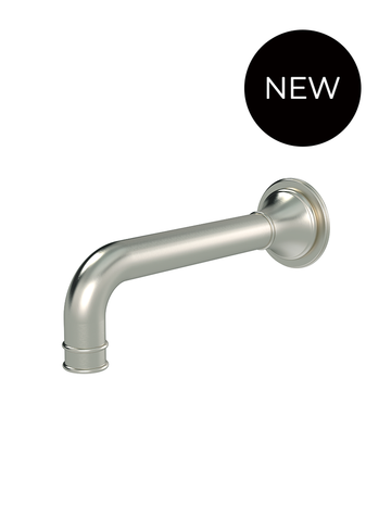 Meir Harrington Wall Spout - Brushed Nickel — Basin & Bath Spouts